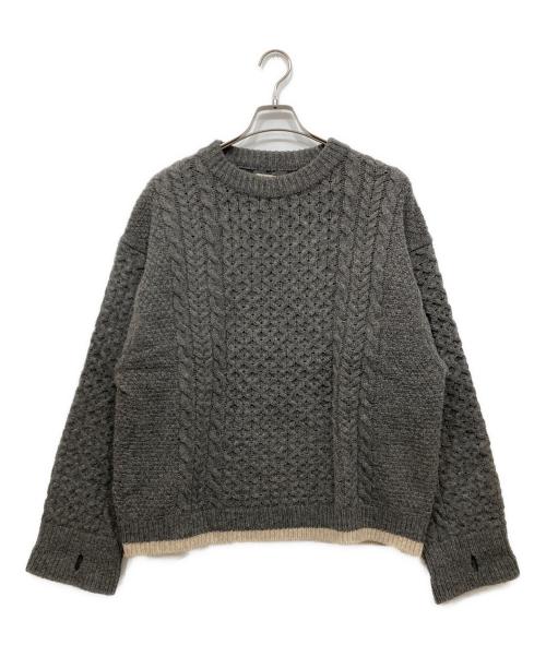 refomed（リフォメッド）refomed (リフォメッド) グンテニットセーター グレー サイズ:2の古着・服飾アイテム