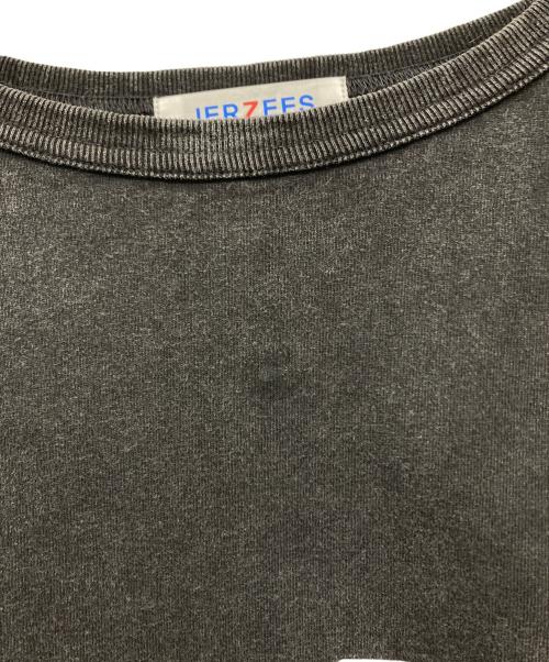 JERZEES（ジャージーズ）JERZEES (ジャージーズ) Ballsy.Brothers (ボールジーブラザーズ) layered crew L/S T / レイヤードクルーL/S T ブラック サイズ:2の古着・服飾アイテム