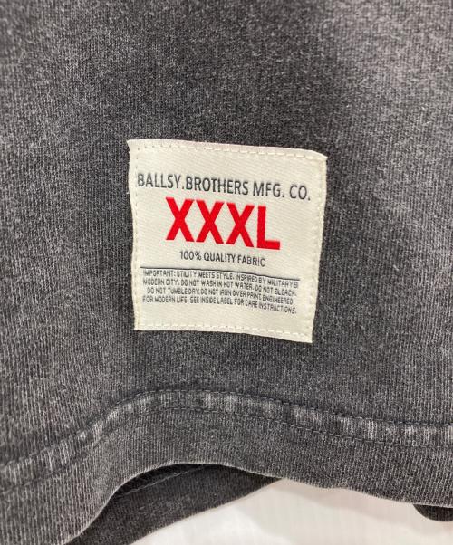 JERZEES（ジャージーズ）JERZEES (ジャージーズ) Ballsy.Brothers (ボールジーブラザーズ) layered crew L/S T / レイヤードクルーL/S T ブラック サイズ:2の古着・服飾アイテム