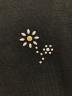 中古・古着 BADWAY (バッドウェイ) Flower studs thermal tee / フラワースタッズサーマルT ブラック サイズ:M：10000円