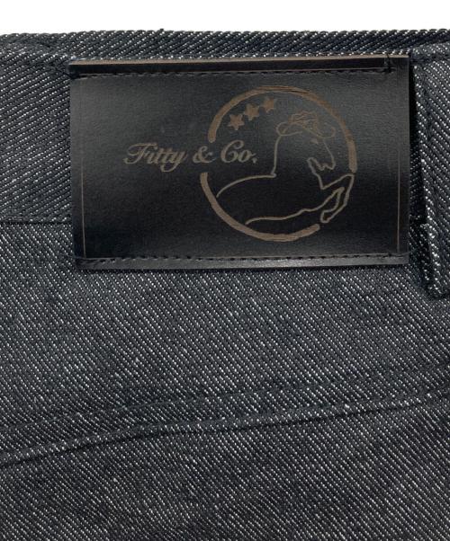 Fitty&Co（フィッティ＆Co）Fitty&Co (フィッティ＆Co) ハーフデニムパンツ インディゴ サイズ:3(XXL)の古着・服飾アイテム