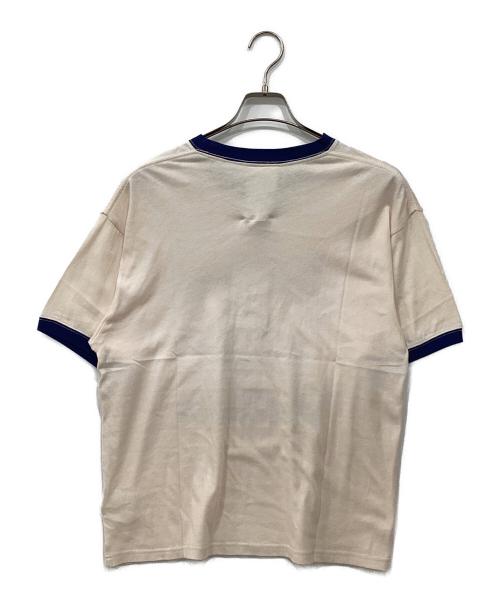 Ballsy.Brothers（ボールジーブラザーズ）Ballsy.Brothers (ボールジーブラザーズ) リンガーTシャツ アイボリー サイズ:Lの古着・服飾アイテム