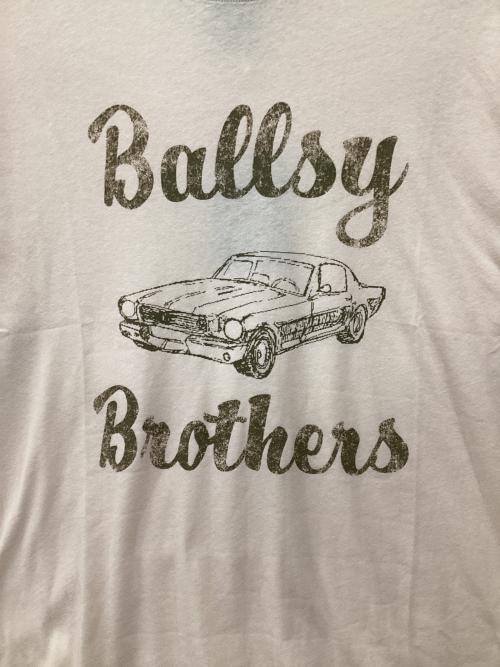 Ballsy.Brothers（ボールジーブラザーズ）Ballsy.Brothers (ボールジーブラザーズ) リンガーTシャツ アイボリー サイズ:Lの古着・服飾アイテム