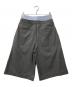 CAMPHOR WOOD (カンファーウッド) レイヤードトランクスワイドスラックスショーツ グレー サイズ:M：6000円