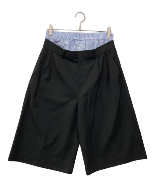 CAMPHOR WOOD（カンファーウッド）CAMPHOR WOOD (カンファーウッド) トランクスワイドスラックスショーツ ブラック サイズ:Mの古着・服飾アイテム