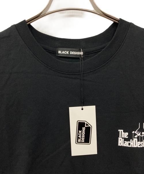 BLACK DESIGNS（ブラックデザイン）BLACK DESIGNS (ブラックデザイン) Tシャツ ブラック サイズ:S 未使用品の古着・服飾アイテム