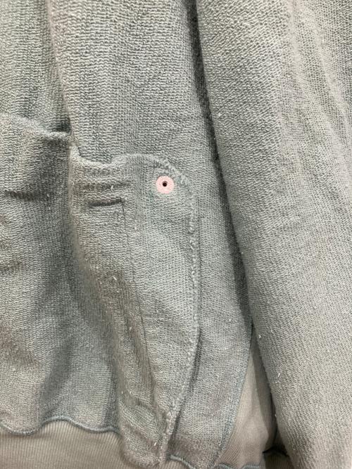 refomed（リフォメッド）refomed (リフォメッド) “KINCHAKU“ ZIPUP HOODIE / 巾着ジップアップフーディー ブルー サイズ:1の古着・服飾アイテム