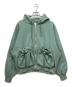 refomed（リフォメッド）の古着「“KINCHAKU“ ZIPUP HOODIE / 巾着ジップアップフーディー」｜ブルー