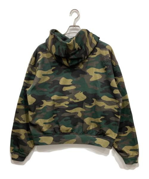 ida sply（アイディーエー サプライ）IDA sply (アイディーエー サプライ) カモ柄ジップパーカー カーキ×ベージュ サイズ:Sの古着・服飾アイテム