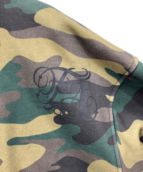 ida sply（アイディーエー サプライ）IDA sply (アイディーエー サプライ) カモ柄ジップパーカー カーキ×ベージュ サイズ:Sの古着・服飾アイテム