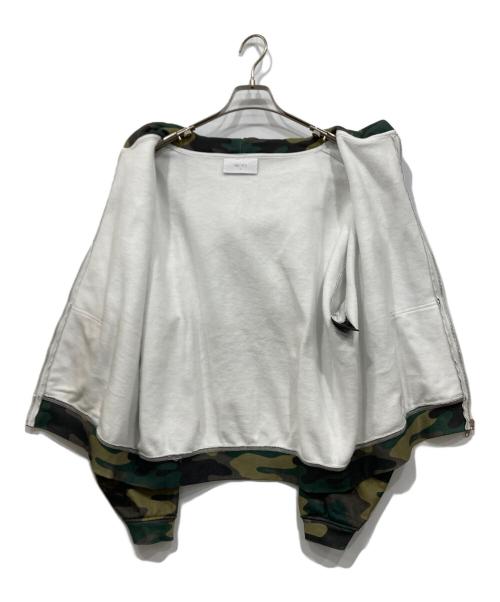 ida sply（アイディーエー サプライ）IDA sply (アイディーエー サプライ) カモ柄ジップパーカー カーキ×ベージュ サイズ:Sの古着・服飾アイテム