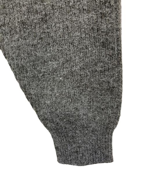 Ballsy.Brothers（ボールジーブラザーズ）BALLSY.BROTHERS (ボールジーブラザーズ)  knit double zip hoodie / ニットダブルジップフーディー グレー サイズ:Lの古着・服飾アイテム