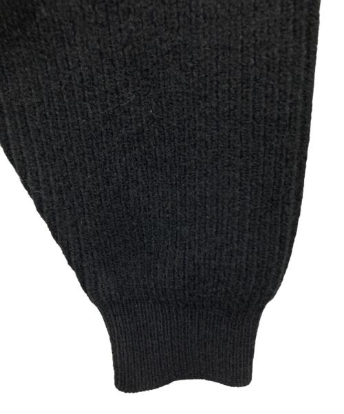 Ballsy.Brothers（ボールジーブラザーズ）BALLSY.BROTHERS (ボールジーブラザーズ) knit double zip hoodie / ニットダブルジップフーディー ブラック サイズ:Mの古着・服飾アイテム