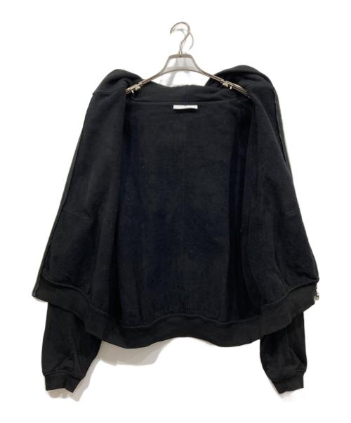 ida sply（アイディーエー サプライ）IDA sply (アイディーエー サプライ) ロゴカモ柄ジップパーカー ブラック サイズ:Mの古着・服飾アイテム