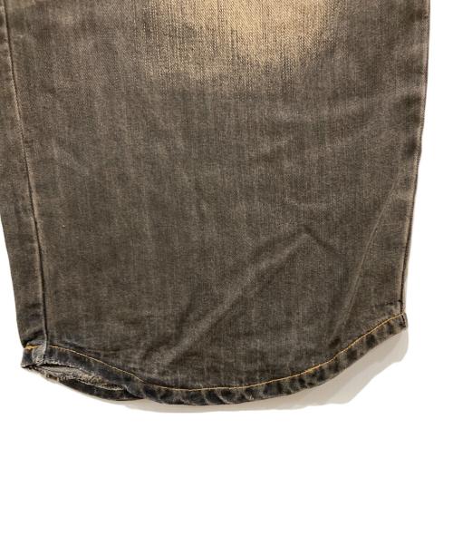 Ballsy.Brothers（ボールジーブラザーズ）BALLSY.BROTHERS (ボールジーブラザーズ) Overdyed wide baggy rayon summer denim / オーバーダイワイドバギーレーヨンサマーデニム インディゴ サイズ:Lの古着・服飾アイテム