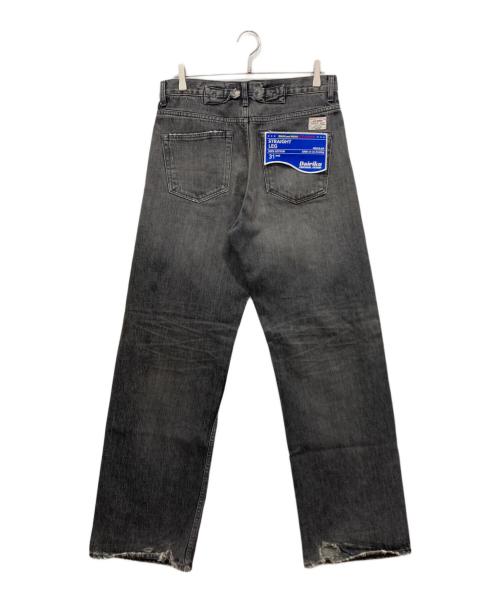 DAIRIKU（ダイリク）DAIRIKU (ダイリク) Straight Cross Embroidery Vintage Denim Pants / ストレートクロスエンブロイダリー ヴィンテージデニムパンツ インディゴ サイズ:85×20の古着・服飾アイテム