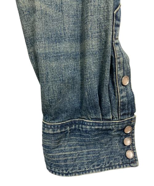 RRL（ダブルアールエル）RRL (ダブルアールエル) ウエスタンシャツ インディゴ サイズ:XXLの古着・服飾アイテム