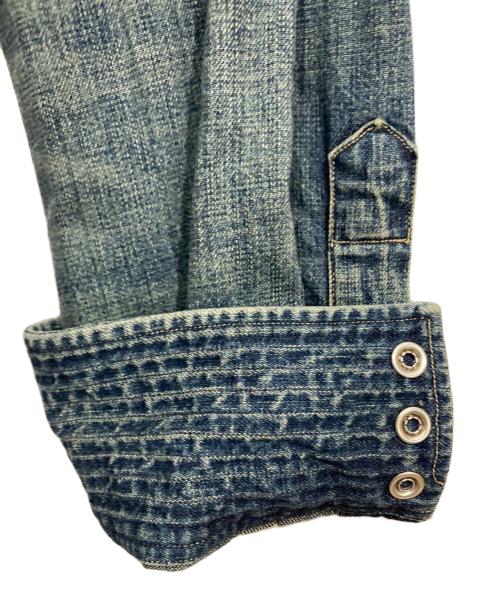 RRL（ダブルアールエル）RRL (ダブルアールエル) ウエスタンシャツ インディゴ サイズ:XXLの古着・服飾アイテム