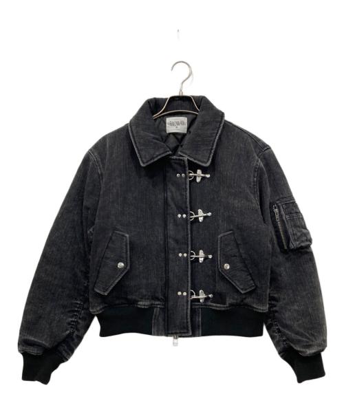 BADWAY（バッドウェイ）BADWAY (バッドウェイ) Fade slab fireman jacket / フェードスラブファイヤーマンジャケット グレー サイズ:Mの古着・服飾アイテム