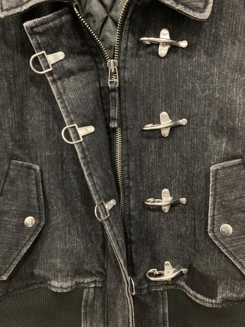 BADWAY（バッドウェイ）BADWAY (バッドウェイ) Fade slab fireman jacket / フェードスラブファイヤーマンジャケット グレー サイズ:Mの古着・服飾アイテム
