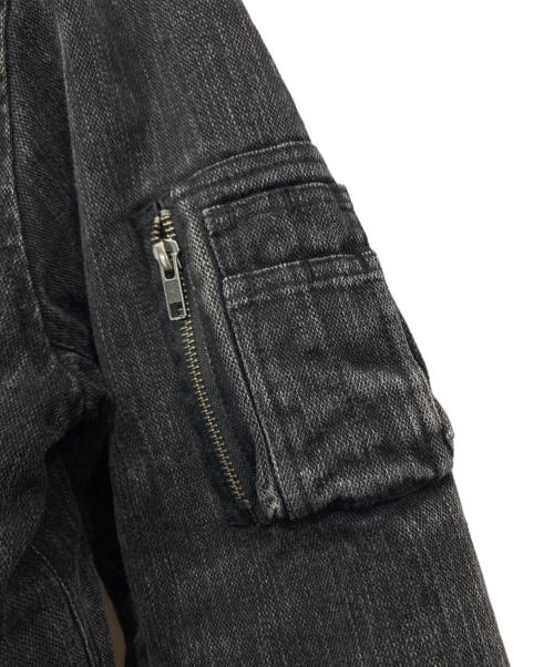 BADWAY（バッドウェイ）BADWAY (バッドウェイ) Fade slab fireman jacket / フェードスラブファイヤーマンジャケット グレー サイズ:Mの古着・服飾アイテム