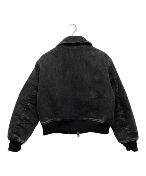 BADWAY（バッドウェイ）BADWAY (バッドウェイ) Fade slab fireman jacket / フェードスラブファイヤーマンジャケット グレー サイズ:Mの古着・服飾アイテム