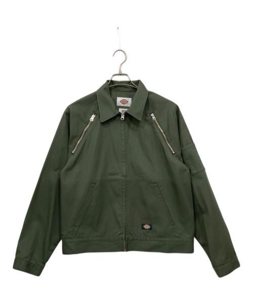 Dickies（ディッキーズ）Dickies (ディッキーズ) HTH (エイチティーエイチ) Raglan Eisenhower jacket / ラグラン アイゼンハワージャケット カーキ サイズ:Fの古着・服飾アイテム