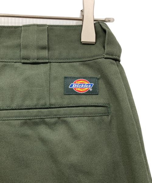 Dickies（ディッキーズ）Dickies (ディッキーズ) HTH (エイチティーエイチ) Side zip wide pants / サイドジップワイドパンツ カーキ サイズ:Mの古着・服飾アイテム