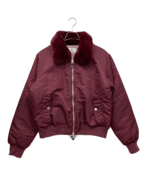 scuffers（スカッファー）scuffers (スカッファー) ボンバージャケット ボルドー サイズ:Mの古着・服飾アイテム
