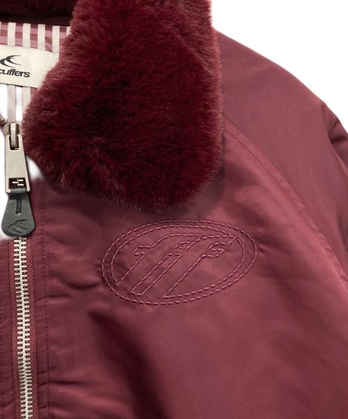 scuffers（スカッファー）scuffers (スカッファー) ボンバージャケット ボルドー サイズ:Mの古着・服飾アイテム