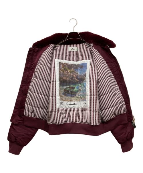 scuffers（スカッファー）scuffers (スカッファー) ボンバージャケット ボルドー サイズ:Mの古着・服飾アイテム