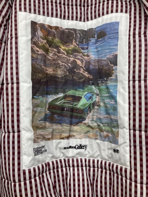 scuffers（スカッファー）scuffers (スカッファー) ボンバージャケット ボルドー サイズ:Mの古着・服飾アイテム