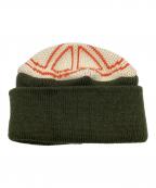 6cRAyonシックスクレヨン）の古着「ビーニー」｜カーキ