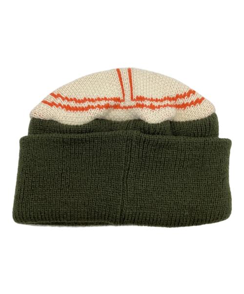 6cRAyon（シックスクレヨン）6cRAyon (シックスクレヨン) ビーニー カーキの古着・服飾アイテム