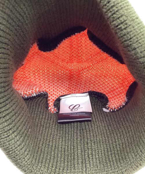 6cRAyon（シックスクレヨン）6cRAyon (シックスクレヨン) ビーニー カーキの古着・服飾アイテム