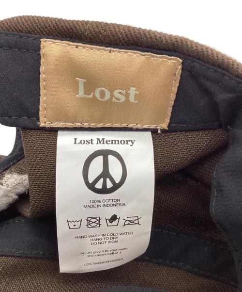 Lost Memory（ロストメモリー）Lost Memory (ロストメモリー) キャップ ブラウンの古着・服飾アイテム