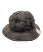THE H.W.DOG&CO.エイチダブリュードッグアンドコー）の古着「ヴィンテージデニムファティーグハット」｜グレー