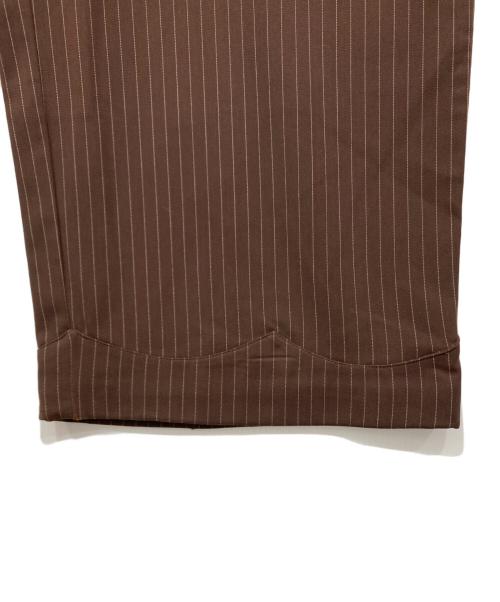 Ballsy.Brothers（ボールジーブラザーズ）BALLSY.BROTHERS (ボールジーブラザーズ)  Western Baggy Stripe Slacks / ウエスタンバギーストライプスラックス ブラウン サイズ:Lの古着・服飾アイテム