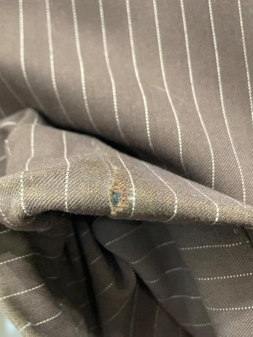 Ballsy.Brothers（ボールジーブラザーズ）BALLSY.BROTHERS (ボールジーブラザーズ)  Western Baggy Stripe Slacks / ウエスタンバギーストライプスラックス ブラウン サイズ:Lの古着・服飾アイテム