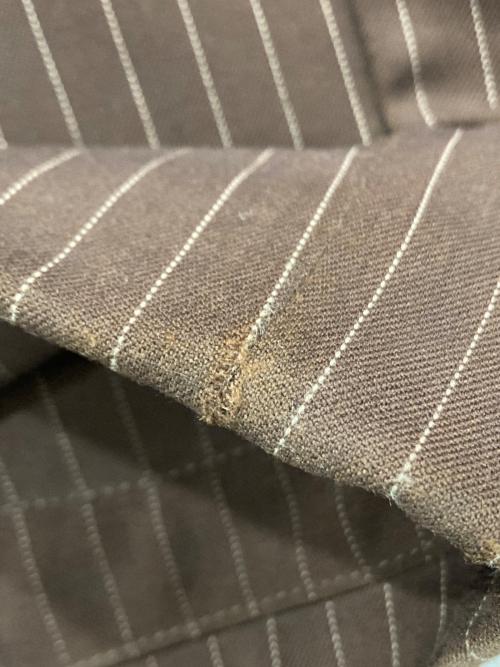 Ballsy.Brothers（ボールジーブラザーズ）BALLSY.BROTHERS (ボールジーブラザーズ)  Western Baggy Stripe Slacks / ウエスタンバギーストライプスラックス ブラウン サイズ:Lの古着・服飾アイテム