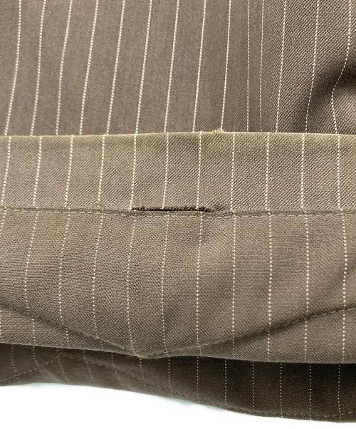 Ballsy.Brothers（ボールジーブラザーズ）BALLSY.BROTHERS (ボールジーブラザーズ)  Western Baggy Stripe Slacks / ウエスタンバギーストライプスラックス ブラウン サイズ:Lの古着・服飾アイテム