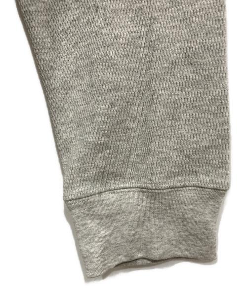 BADWAY（バッドウェイ）BADWAY (バッドウェイ) Flower studs henry thermal / フラワースタッズ ヘンリーサーマルT グレー サイズ:Lの古着・服飾アイテム