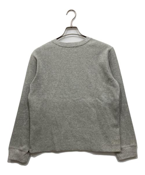 BADWAY（バッドウェイ）BADWAY (バッドウェイ) Flower studs henry thermal / フラワースタッズ ヘンリーサーマルT グレー サイズ:Lの古着・服飾アイテム