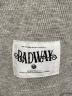 中古・古着 BADWAY (バッドウェイ) Flower studs henry thermal / フラワースタッズ ヘンリーサーマルT グレー サイズ:L：11000円