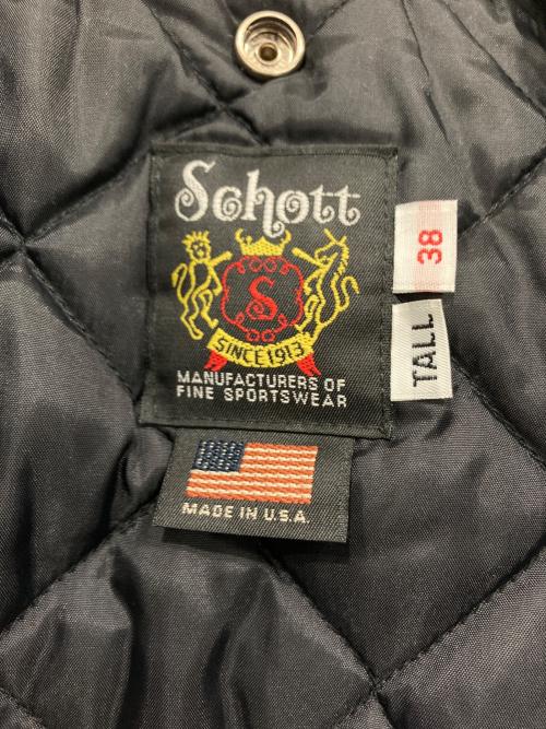 Schott（ショット）Schott (ショット) ワンスター ダブルライダースジャケット ブラック サイズ:38の古着・服飾アイテム