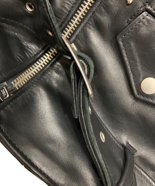 Schott（ショット）Schott (ショット) ワンスター ダブルライダースジャケット ブラック サイズ:38の古着・服飾アイテム