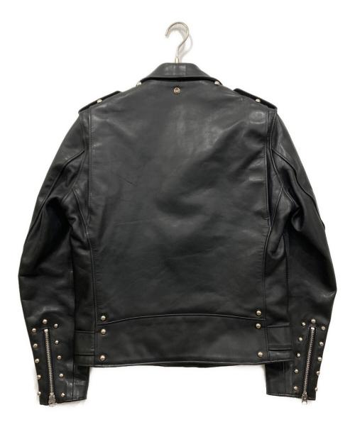 Schott（ショット）Schott (ショット) ワンスター ダブルライダースジャケット ブラック サイズ:38の古着・服飾アイテム