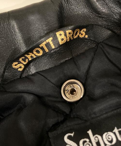 Schott（ショット）Schott (ショット) ワンスター ダブルライダースジャケット ブラック サイズ:38の古着・服飾アイテム