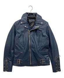 Black market（ブラックマーケット）の古着「ライダースジャケット」｜ブルー