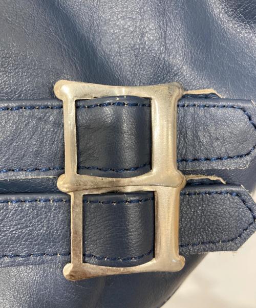 Black market（ブラックマーケット）BLACK MARKET (ブラックマーケット) ライダースジャケット ブルー サイズ:38の古着・服飾アイテム